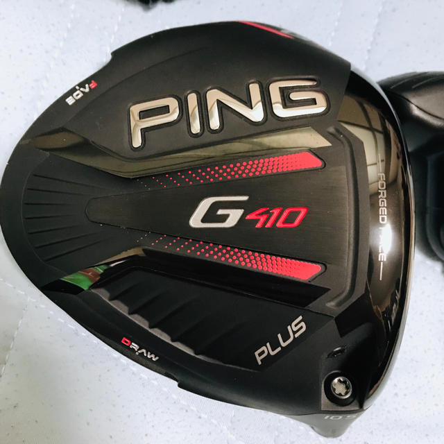 PING(ピン)の美品 PING G410 PLUS 10.5° ドライバーヘッド 純正カバー等付 スポーツ/アウトドアのゴルフ(クラブ)の商品写真