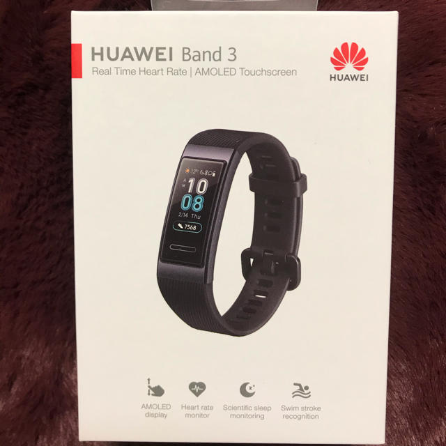 【まさか1977様専用】HUAWEI  Band3 スマートウォッチ  スポーツ/アウトドアのトレーニング/エクササイズ(トレーニング用品)の商品写真