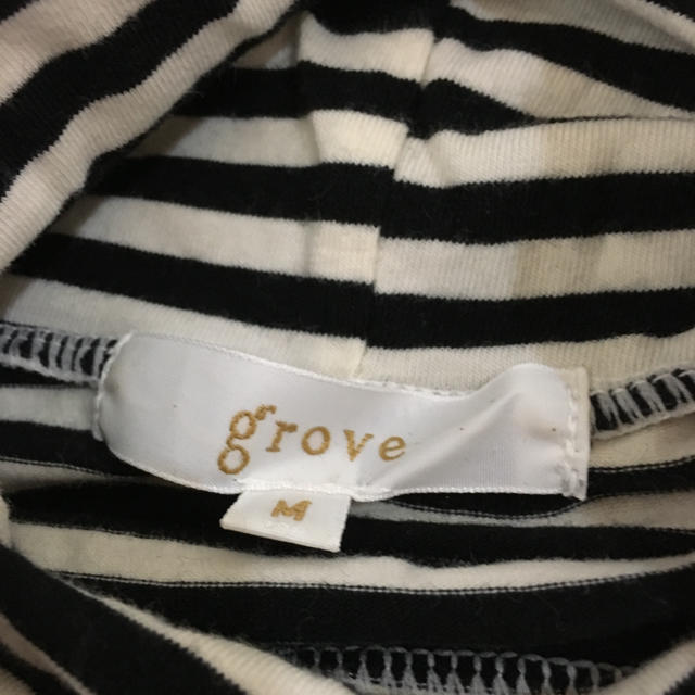 grove(グローブ)のグローブ  タートルボーダーT レディースのトップス(カットソー(長袖/七分))の商品写真