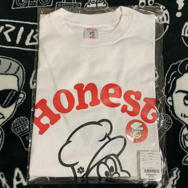 HONEST DELI T-SHIRT WHITE S