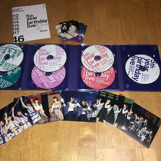 乃木坂46(ノギザカフォーティーシックス)の乃木坂46 5th year birthday live 3days DVD エンタメ/ホビーのDVD/ブルーレイ(ミュージック)の商品写真