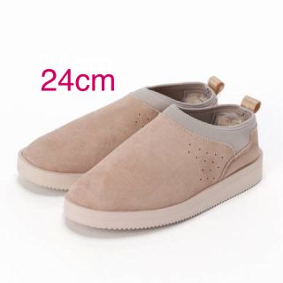 アパルトモンドゥーズィエムクラス(L'Appartement DEUXIEME CLASSE)のSUICOKE スイコック ムートンサボ ベージュ24cm(スリッポン/モカシン)