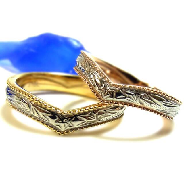 ハワイアンステンレスリング 指輪 ハワイアン　ハート ジュエリーリング メンズのアクセサリー(リング(指輪))の商品写真