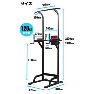 懸垂マシーン　ぶら下がり健康器具　WASAI(トレーニング用品)
