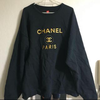 シャネル(CHANEL)の【男女兼用】CHANEL Hanes コラボ パーカー(パーカー)