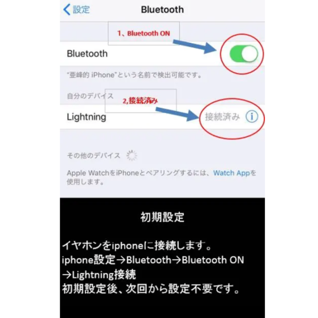 iPhone(アイフォーン)のイヤホン スマホ/家電/カメラのオーディオ機器(ヘッドフォン/イヤフォン)の商品写真