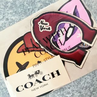 コーチ(COACH)のコーチ　coach ステッカーシール　5枚(ノベルティグッズ)