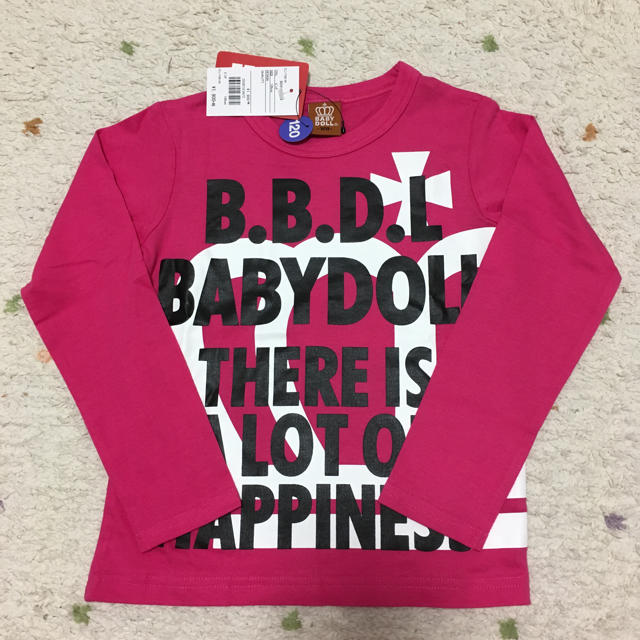 BABYDOLL(ベビードール)の◎新品【ベビードール】長袖Tシャツ キッズ/ベビー/マタニティのキッズ服女の子用(90cm~)(Tシャツ/カットソー)の商品写真