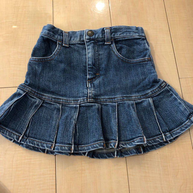 BOBSON(ボブソン)のbobson デニムスカート　110 キッズ/ベビー/マタニティのキッズ服女の子用(90cm~)(スカート)の商品写真