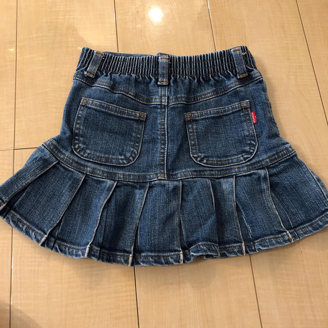 BOBSON(ボブソン)のbobson デニムスカート　110 キッズ/ベビー/マタニティのキッズ服女の子用(90cm~)(スカート)の商品写真