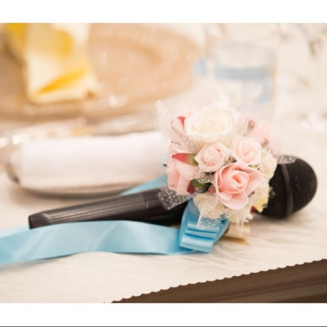 マイク装花 リストブーケ ナイフフラワー キャンドルフラワー 結婚式 の通販 by Nishiho's shop|ラクマ