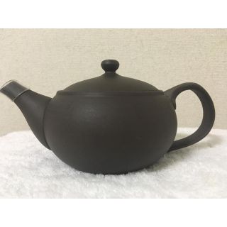 急須　常滑焼　うまこ　黒土　シンプル　ミニマル (テーブル用品)