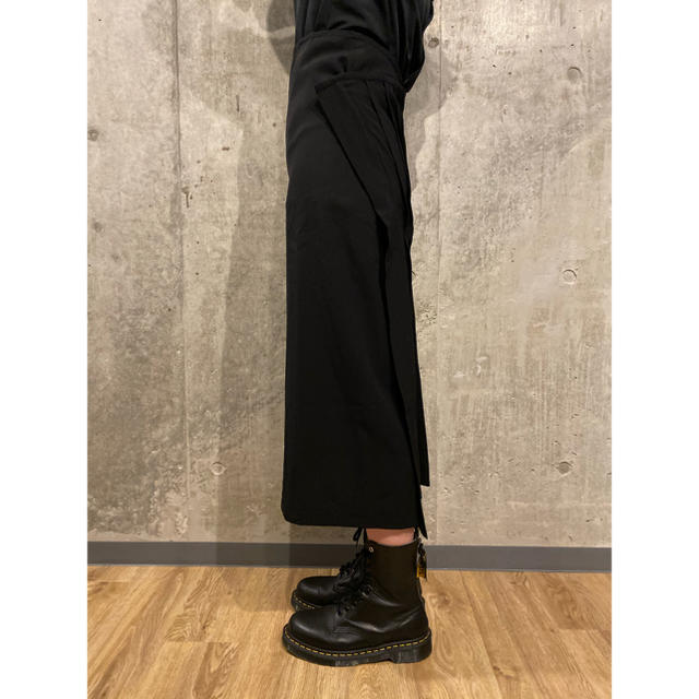 Yohji Yamamoto(ヨウジヤマモト)の美品 ヨウジヤマモト ウールギャバ バックプリーツ ロングスカート ［482］ レディースのスカート(ロングスカート)の商品写真
