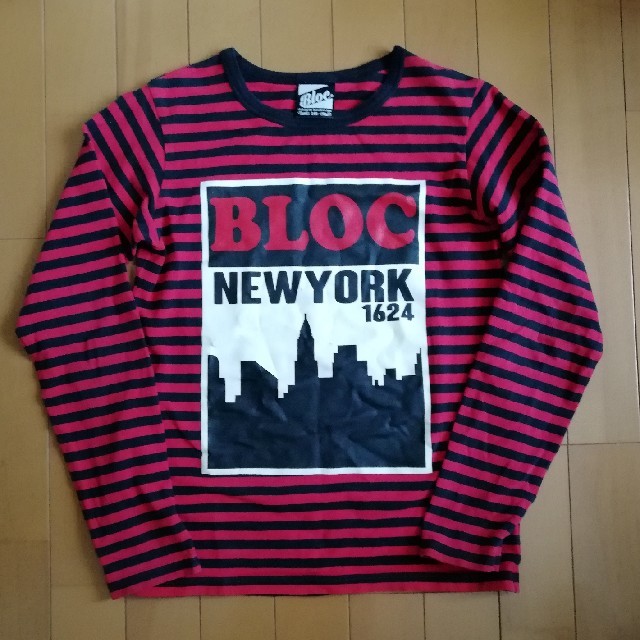 BLOC(ブロック)のBLOC140cm長袖ティーシャツ キッズ/ベビー/マタニティのキッズ服男の子用(90cm~)(Tシャツ/カットソー)の商品写真