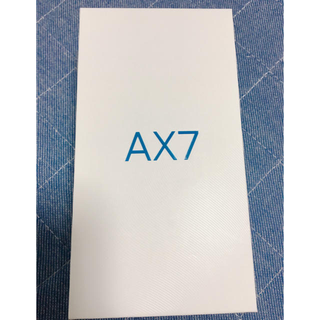 スマートフォン/携帯電話oppo ax7  新品