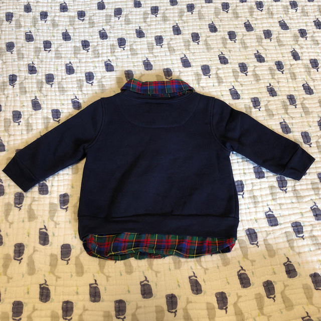 GAP(ギャップ)の【70】GAPスウェットH &Mセーター キッズ/ベビー/マタニティのベビー服(~85cm)(ニット/セーター)の商品写真