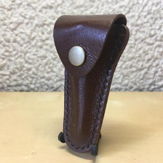 【ハンドメイド】革製 ホルン マウスピース ケース ポーチ(ホルン)