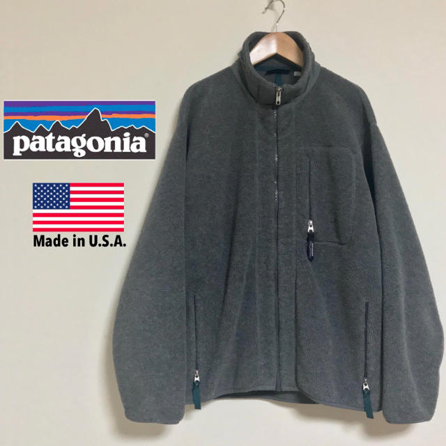 patagonia(パタゴニア)のすずき様専用【Made in USA】パタゴニア フリース レトロ カーディガン メンズのトップス(スウェット)の商品写真