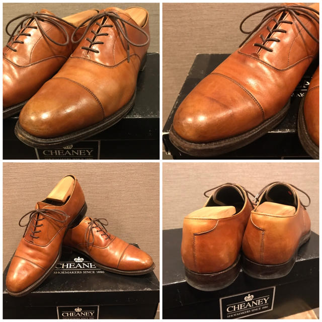 CHEANEY(チーニー)のチーニーCHEANEYストレートチップ8ハーフドレスシューズ メンズの靴/シューズ(ドレス/ビジネス)の商品写真