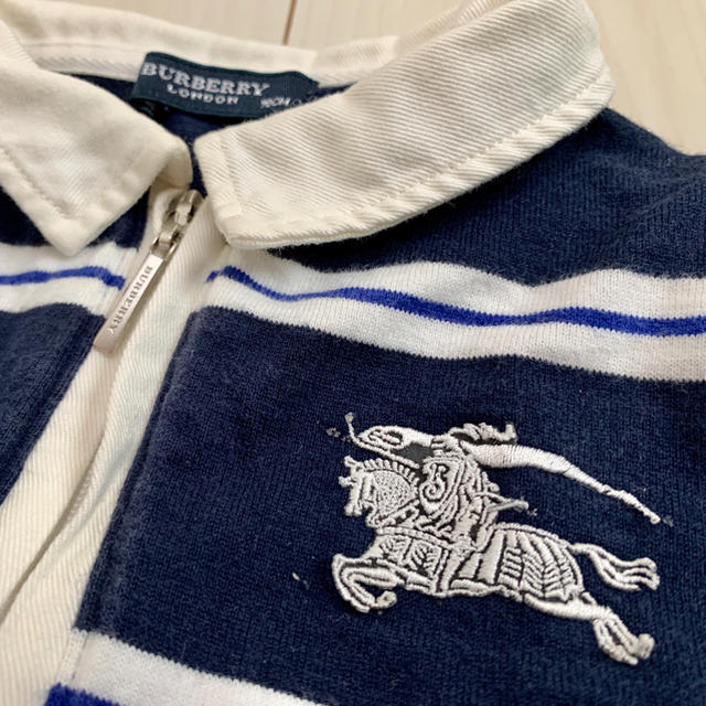 BURBERRY(バーバリー)のバーバリーBurberry長袖チェックTシャツ キッズ/ベビー/マタニティのキッズ服男の子用(90cm~)(Tシャツ/カットソー)の商品写真