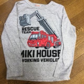 ミキハウス(mikihouse)のミキハウス働く車シリーズ⭐︎130サイズ⭐︎(Tシャツ/カットソー)