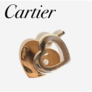 カルティエ(Cartier)のカルティエ 300個限定 ダイヤ K18 ハート ペンダント トップ(ネックレス)