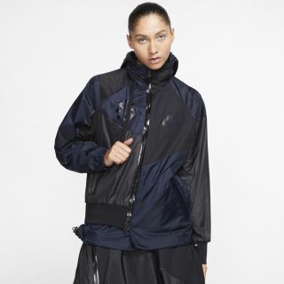 NIKE × Sacai フーデッド アノラック ジャケット M ブラック