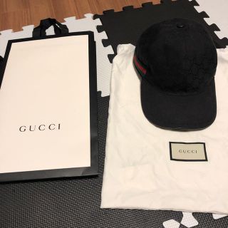 グッチ(Gucci)のGUCCI オリジナル GGキャンバス ベースボールキャップ Lサイズ(キャップ)