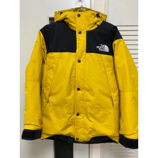 ザノースフェイス(THE NORTH FACE)のマウンテンダウンジャケット　イエロー  L(ダウンジャケット)