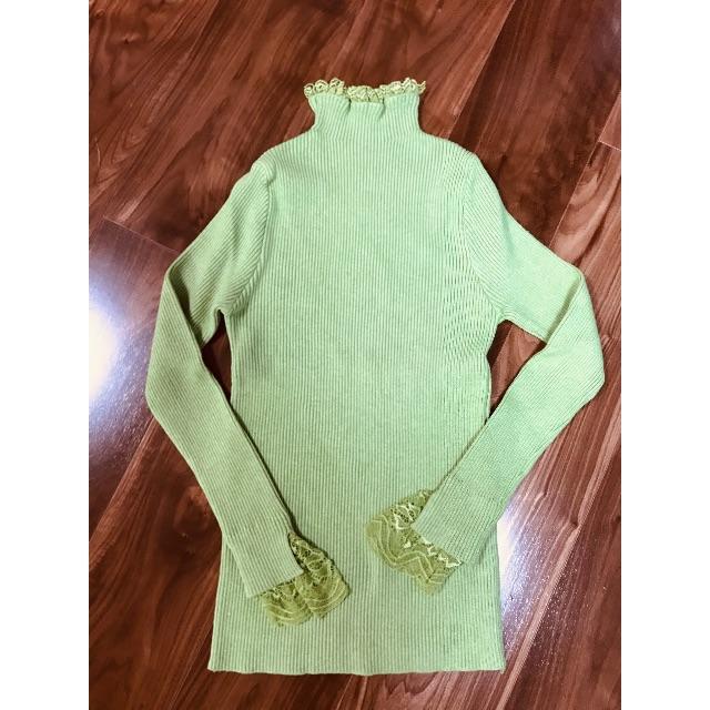 【Menlo】 トップス　セーター　(F) 緑　かわいい　オシャレ❤︎