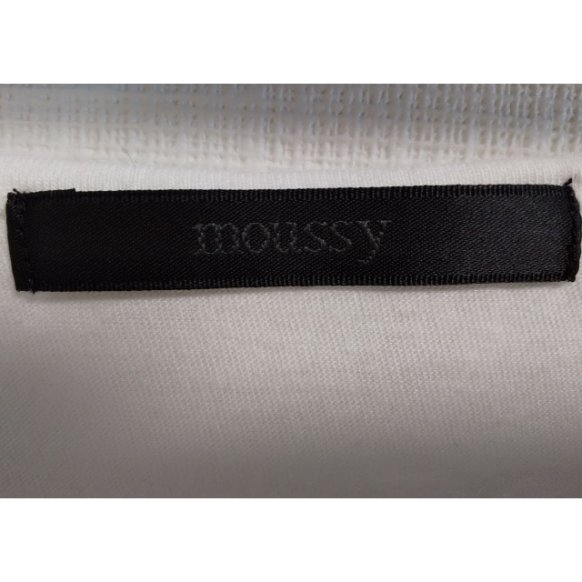 moussy(マウジー)のmoussy♡ショート丈カットオフ加工Tシャツ レディースのトップス(Tシャツ(半袖/袖なし))の商品写真