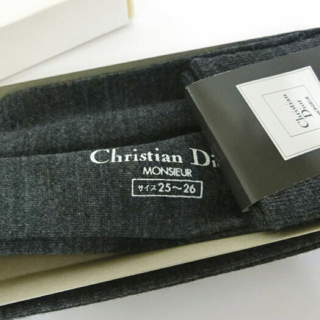 Christian Dior(クリスチャンディオール)のダンボ様専用Christian Dior くつ下 2足セット メンズのレッグウェア(ソックス)の商品写真