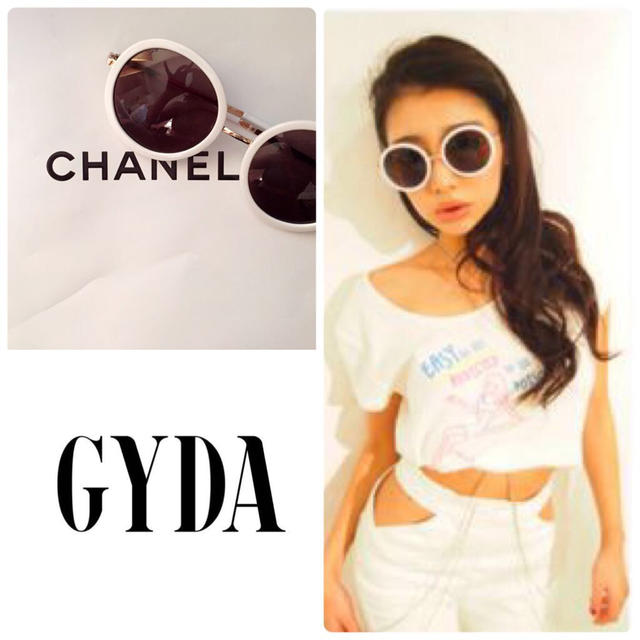 GYDA(ジェイダ)のGYDA ラウンドフレーム サングラス レディースのファッション小物(サングラス/メガネ)の商品写真