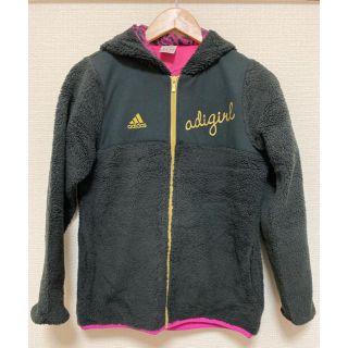 アディダス(adidas)のadidas kids ボアパーカー(ジャケット/上着)