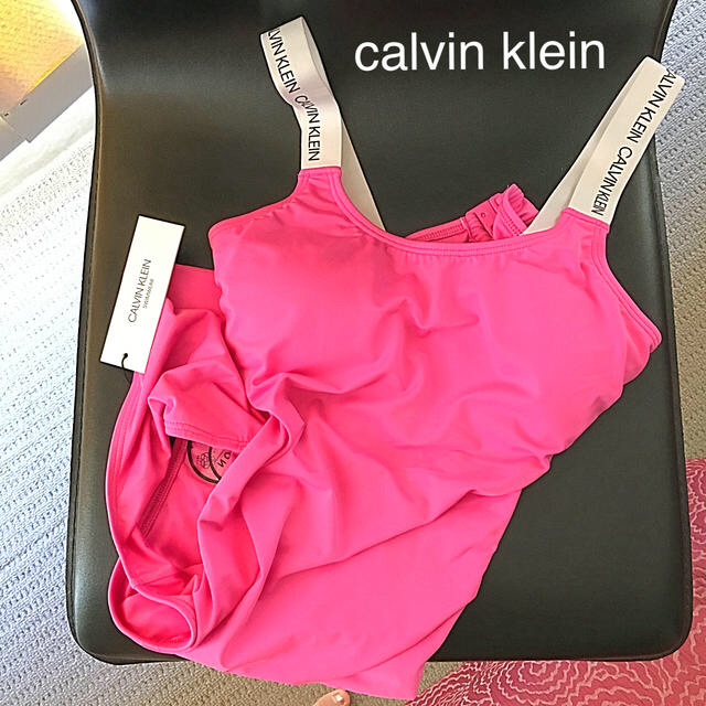 Calvin Klein - calvin klein 水着 ピンクの通販 by mint skin salonプロフ読んで下さい｜カルバン