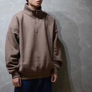 ワンエルディーケーセレクト(1LDK SELECT)のAURALEE BAGGY POLYESTER SWEAT HALF ZIP (スウェット)