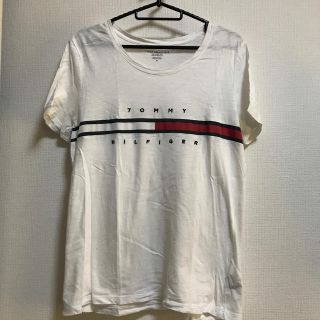 トミーヒルフィガー(TOMMY HILFIGER)のTOMMY HILFIGER 白Tシャツ(Tシャツ/カットソー(半袖/袖なし))