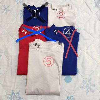 アンダーアーマー(UNDER ARMOUR)のヒッポ様専用🌟アンダーアーマー コンプレッションシャツ YLG 白2枚⑦(Tシャツ/カットソー)