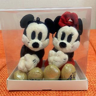 ヨンドシー(4℃)の4℃ Disney ディズニー キーホルダー ぬいぐるみ ミッキー ミニー ペア(キーホルダー)