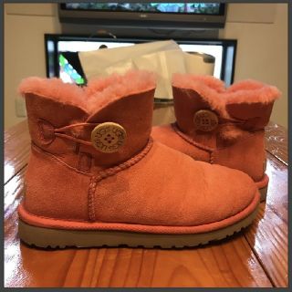 アグ(UGG)のアグUGGムートンブーツピンク(ブーツ)