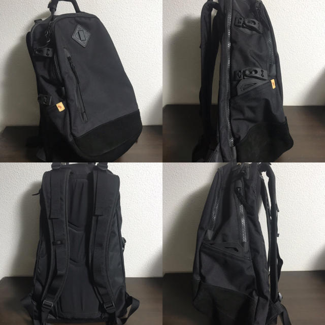 visvim BALLISTIC 20L リュック バックパック 黒 スウェード - バッグ ...