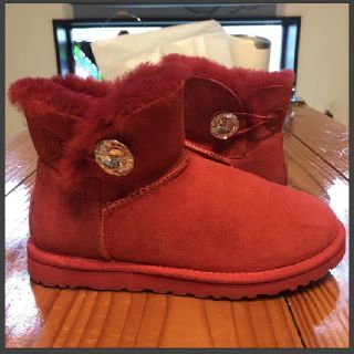 スリッポン/モカシン早い者勝ち！新品 送料無料 JP24   UGG ダコタ  ピンククリスタル