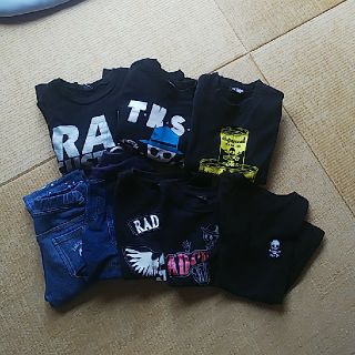 ラッドカスタム(RAD CUSTOM)のドクロ キッズ １３０サイズ ８点set(Tシャツ/カットソー)