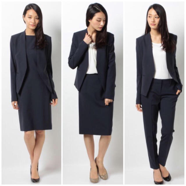 theory(セオリー)のtheory TAILOR/LANAI ノーカラージャケット 黒 0 レディースのジャケット/アウター(ノーカラージャケット)の商品写真