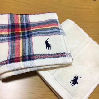 ラルフローレン(Ralph Lauren)のラルフローレン ハンドタオル2枚セット(ハンカチ)