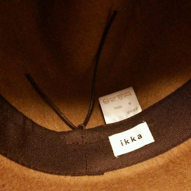 ikka(イッカ)のikka フェルトハット 新品未使用 レディースの帽子(ハット)の商品写真