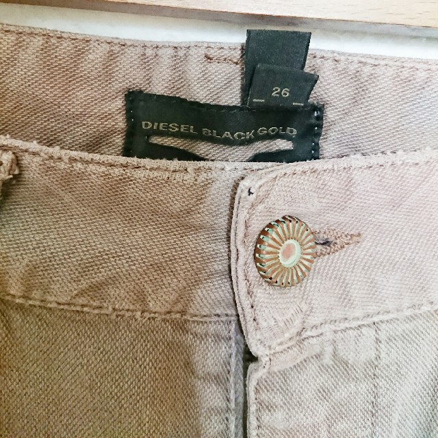 DIESEL(ディーゼル)のDIESEL BLACK GOLD ダメージデニムパンツ メンズのパンツ(デニム/ジーンズ)の商品写真