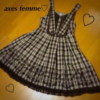 アクシーズファム(axes femme)のaxes ジャンパースカート(その他)