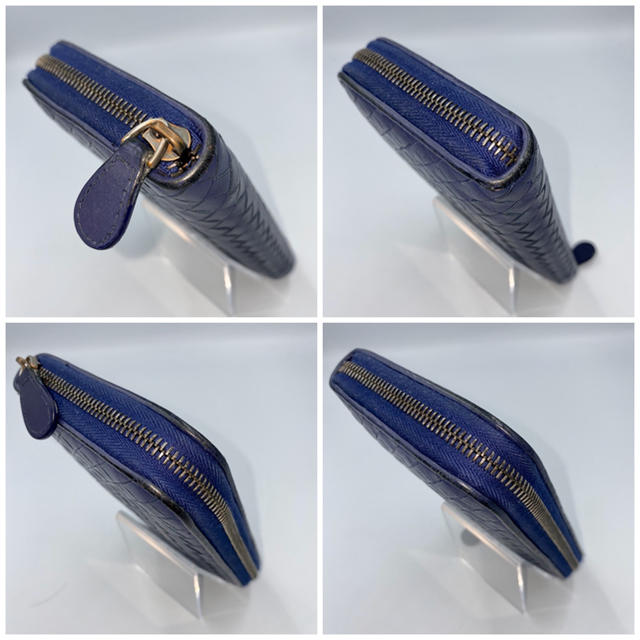 ✨小銭入れ未使用美品/ボッテガヴェネタ/長財布/ラウンドジップ/ネービー