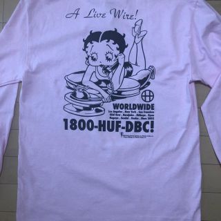 ハフ(HUF)の★Huf(ハフ)★Betty boop ピンクロンT(Tシャツ/カットソー(七分/長袖))